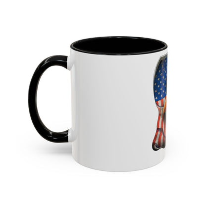 Accent Coffee Mug-American Flag