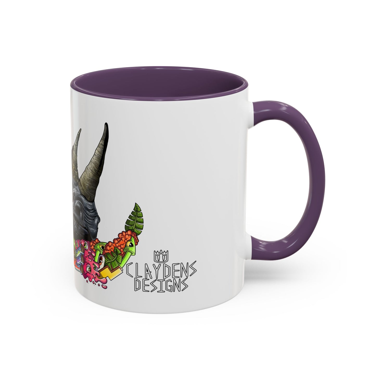 Accent Coffee Mug-Doodle Rhino