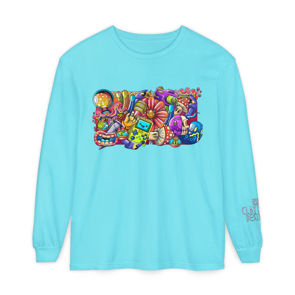 Unisex Garment-dyed Long Sleeve T-Shirt