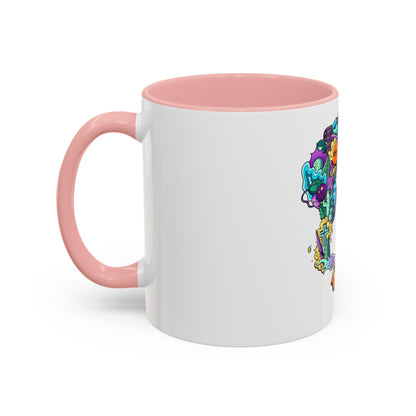 Accent Coffee Mug-Doodle Skull