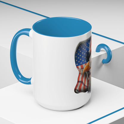 Accent Coffee Mug-American Flag