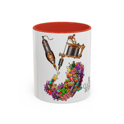 Accent Coffee Mug-Doodle Tattoo