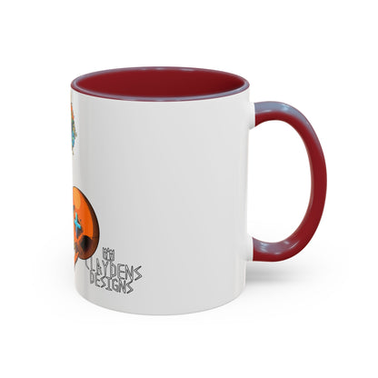 Accent Coffee Mug-Doodle Skull