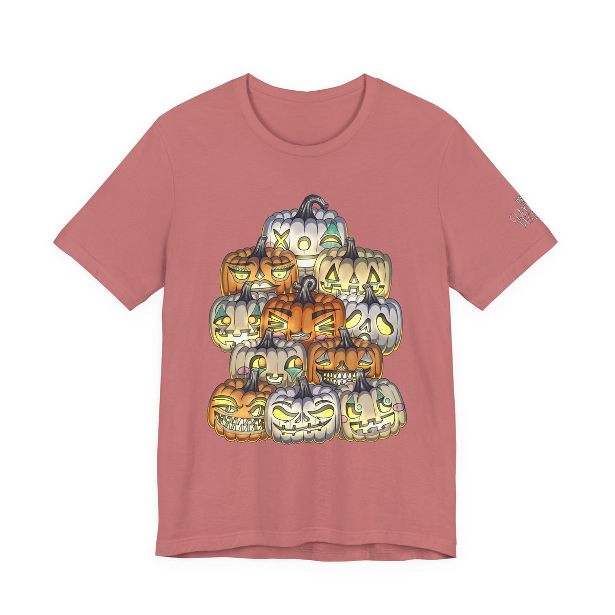 Halloween Pumpkin Unisex Jersey Short Sleeve Tee