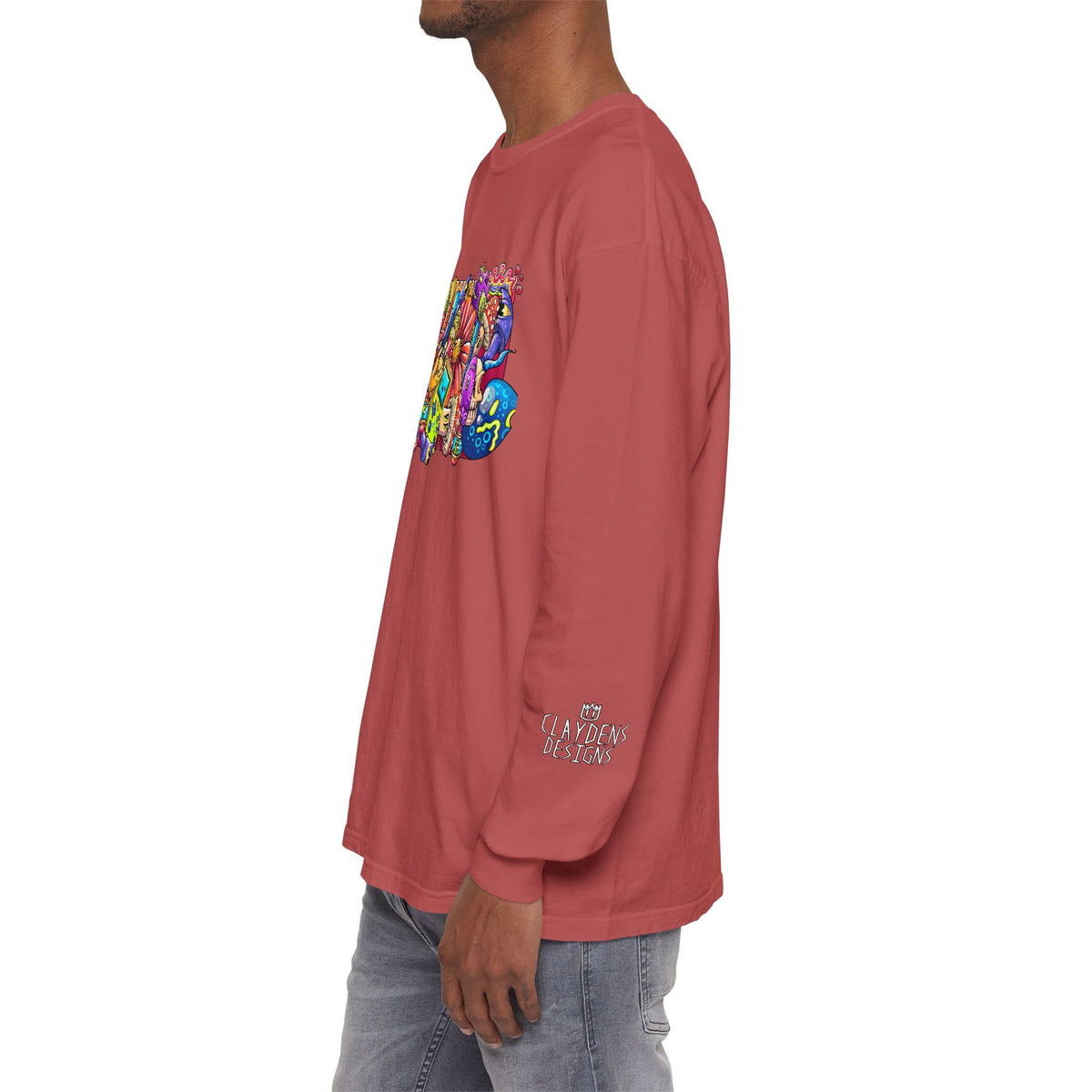 Unisex Garment-dyed Long Sleeve T-Shirt