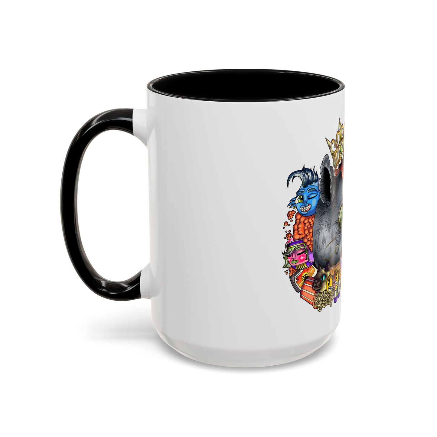 Accent Coffee Mug-Doodle Rhino