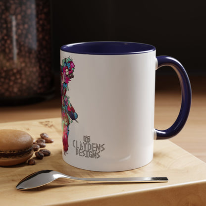 Accent Coffee Mug-Doodle Teddy