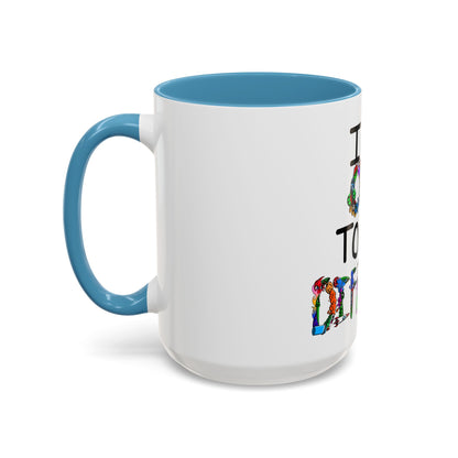 Accent Coffee Mug-Doodle It's OK to be Different