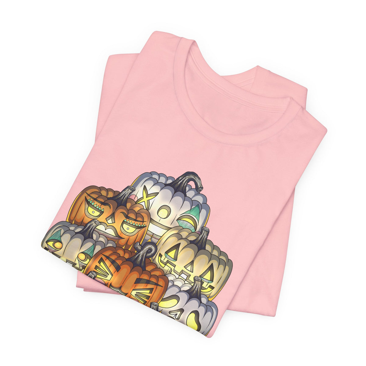 Halloween Pumpkin Unisex Jersey Short Sleeve Tee