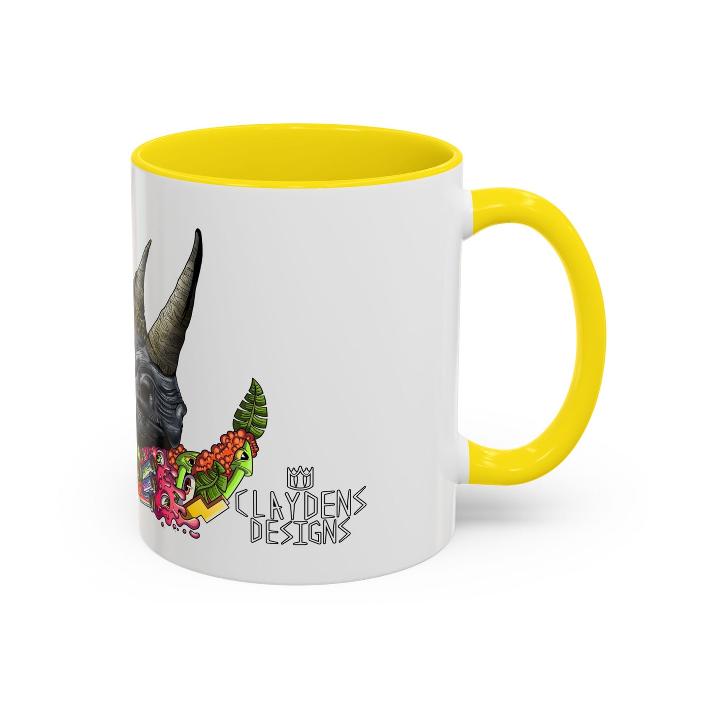 Accent Coffee Mug-Doodle Rhino