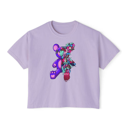 Women's Boxy Tee-Doodle Teddy