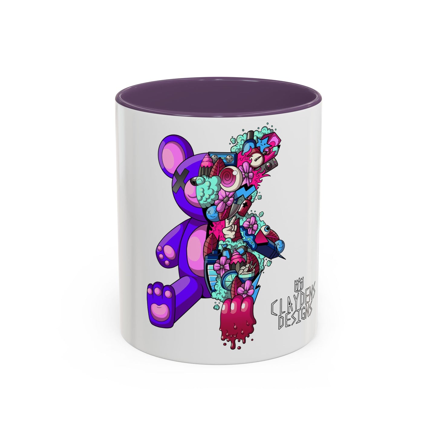 Accent Coffee Mug-Doodle Teddy