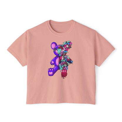 Women's Boxy Tee-Doodle Teddy