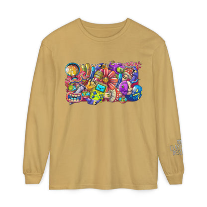 Unisex Garment-dyed Long Sleeve T-Shirt