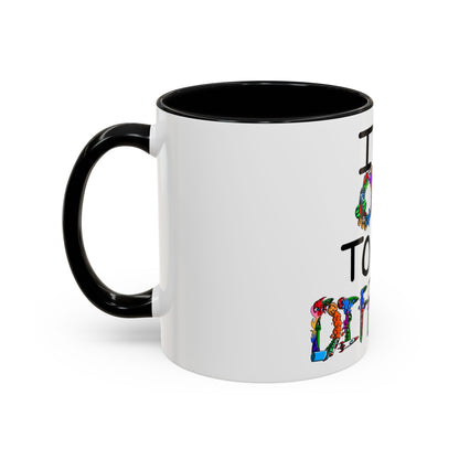 Accent Coffee Mug-Doodle It's OK to be Different