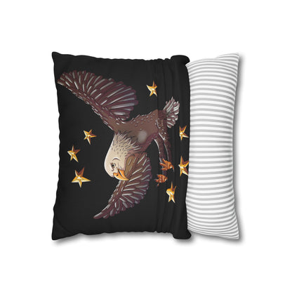 Spun Polyester Square Pillowcase