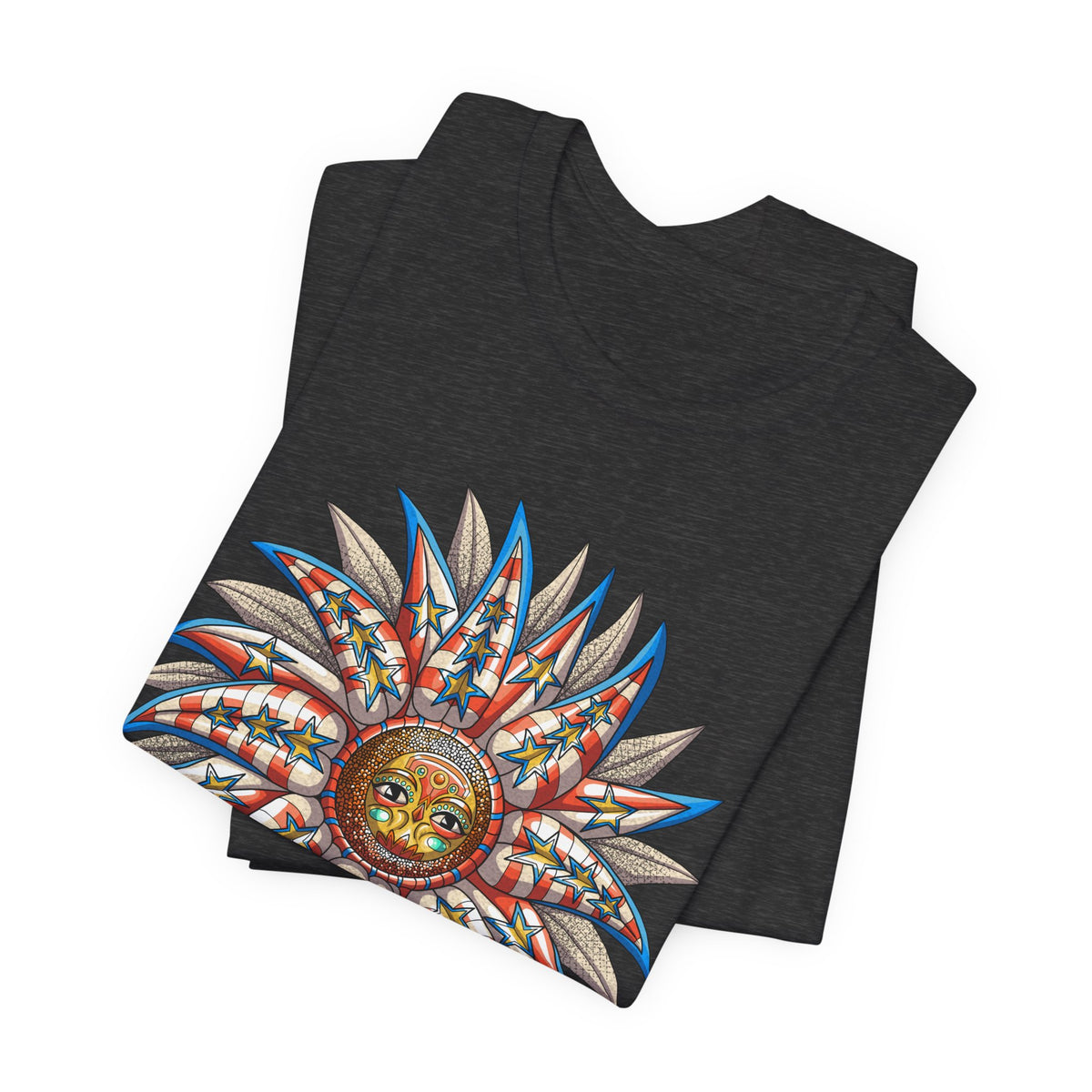 Unisex Jersey Short Sleeve Tee- Doodle Sunflower