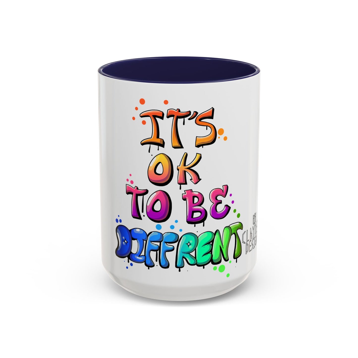 Accent Coffee Mug-Doodle It's OK