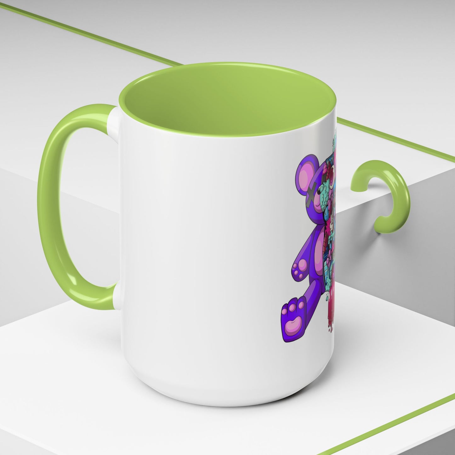 Accent Coffee Mug-Doodle Teddy