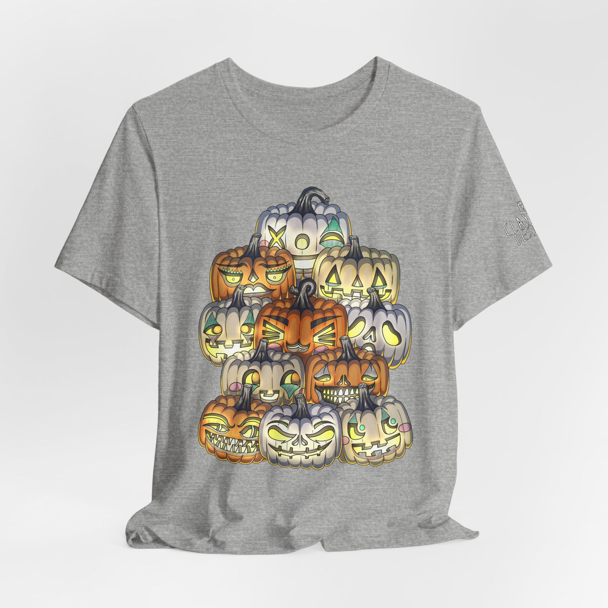 Halloween Pumpkin Unisex Jersey Short Sleeve Tee