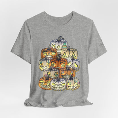 Halloween Pumpkin Unisex Jersey Short Sleeve Tee
