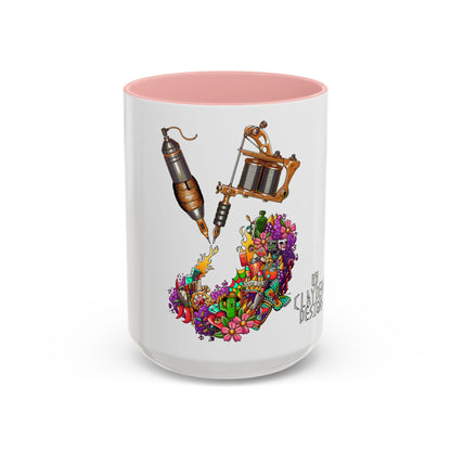 Accent Coffee Mug-Doodle Tattoo