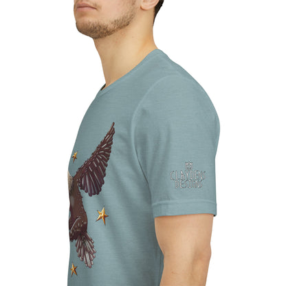 Unisex Jersey Short Sleeve Tee- Eagle