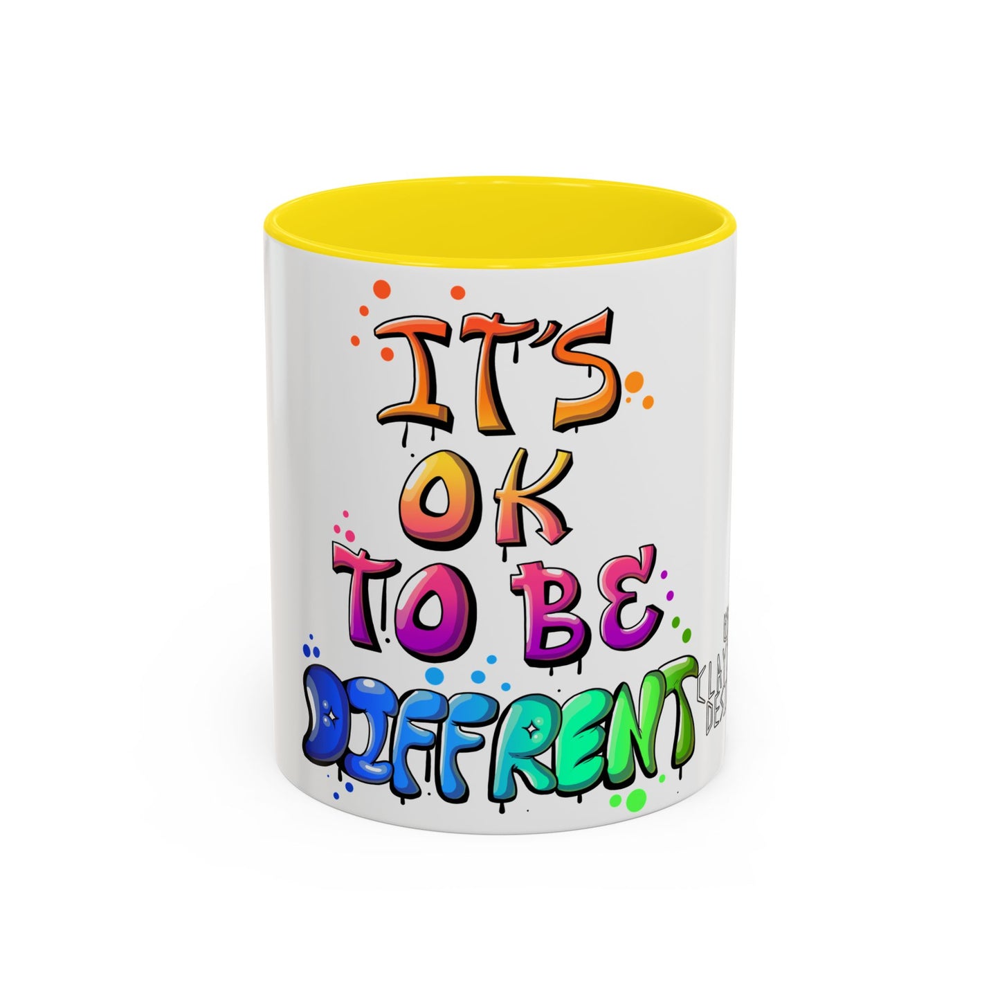 Accent Coffee Mug-Doodle It's OK