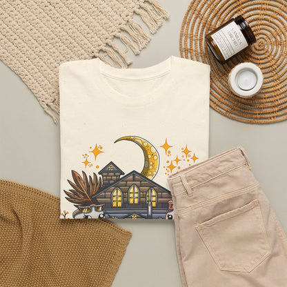 Adult Halloween Pumpkin Unisex Heavy Cotton Tee