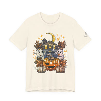 Halloween Pumpkin Unisex Jersey Short Sleeve Tee