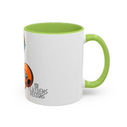 Accent Coffee Mug-Doodle Skull