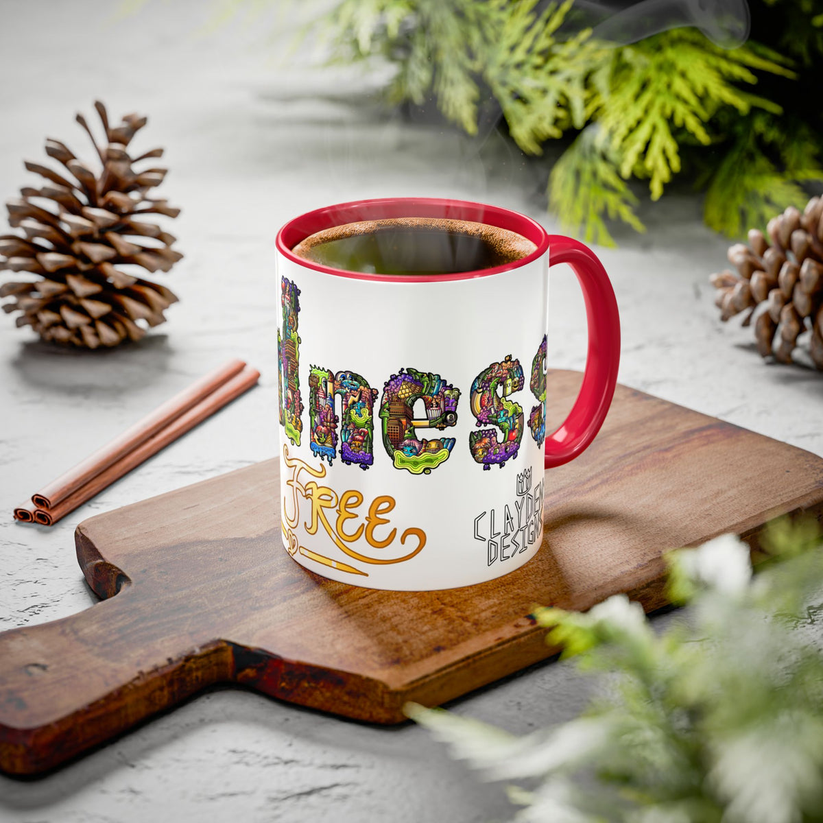 Kindness is Free Colorful Mugs (11oz, 15oz)