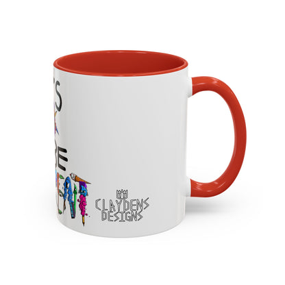 Accent Coffee Mug-Doodle It's OK to be Different
