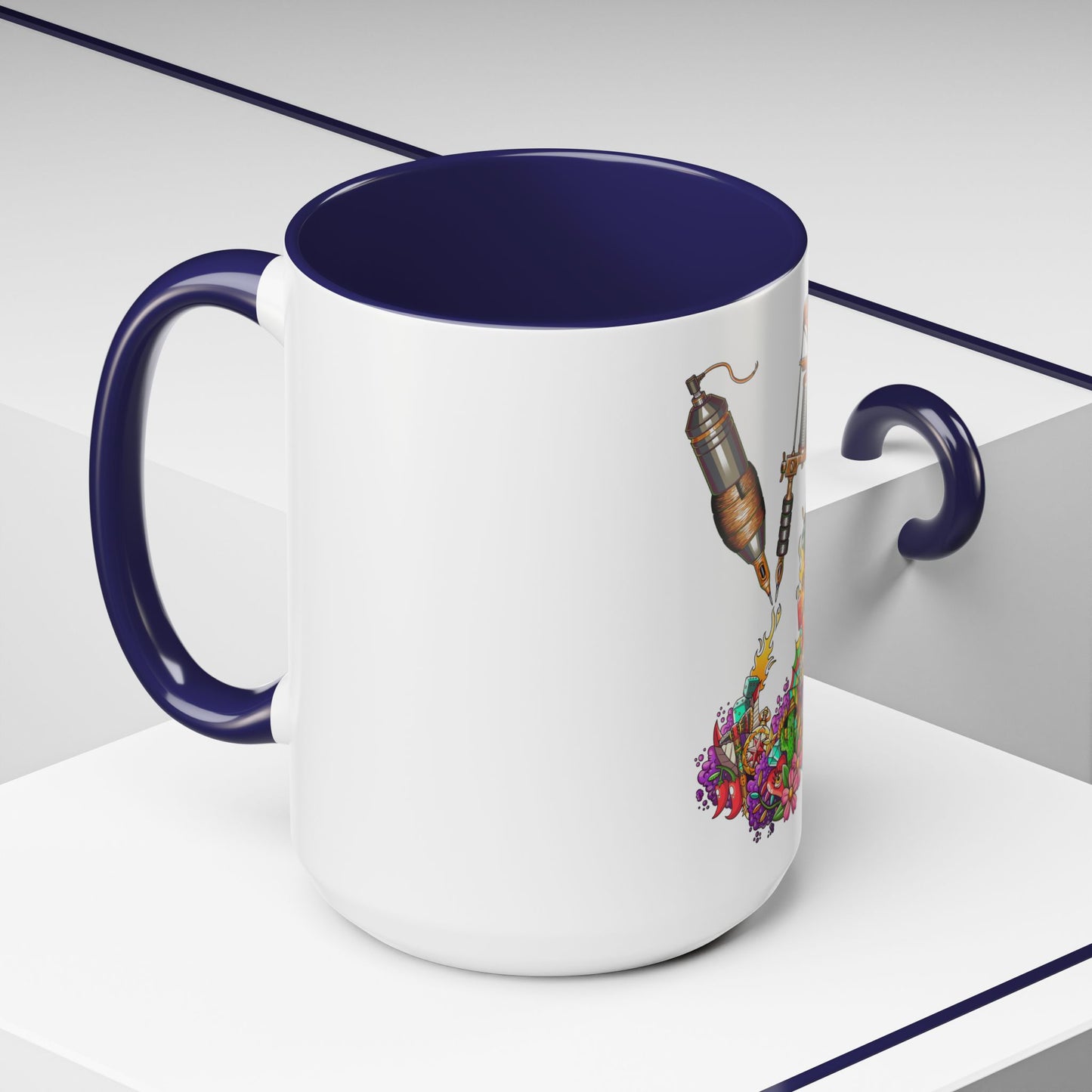 Accent Coffee Mug-Doodle Tattoo