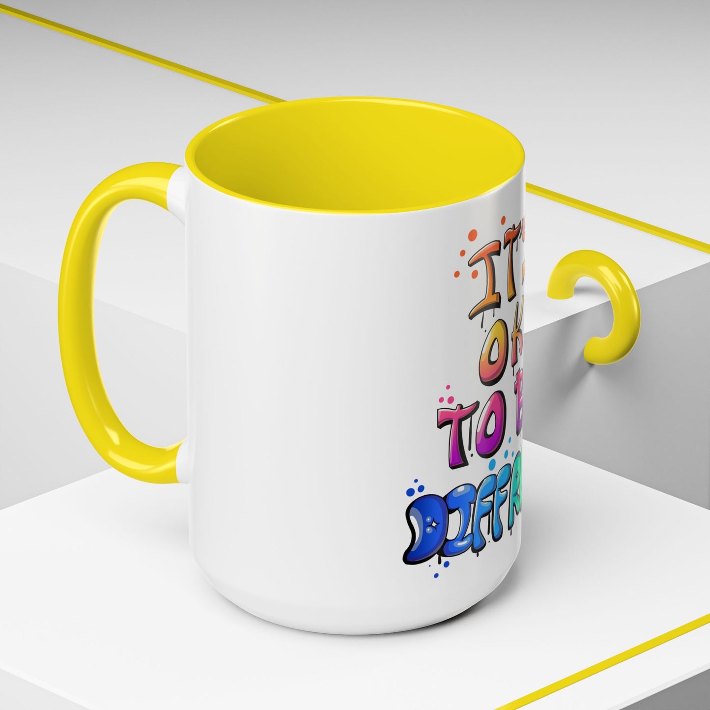 Accent Coffee Mug-Doodle It's OK