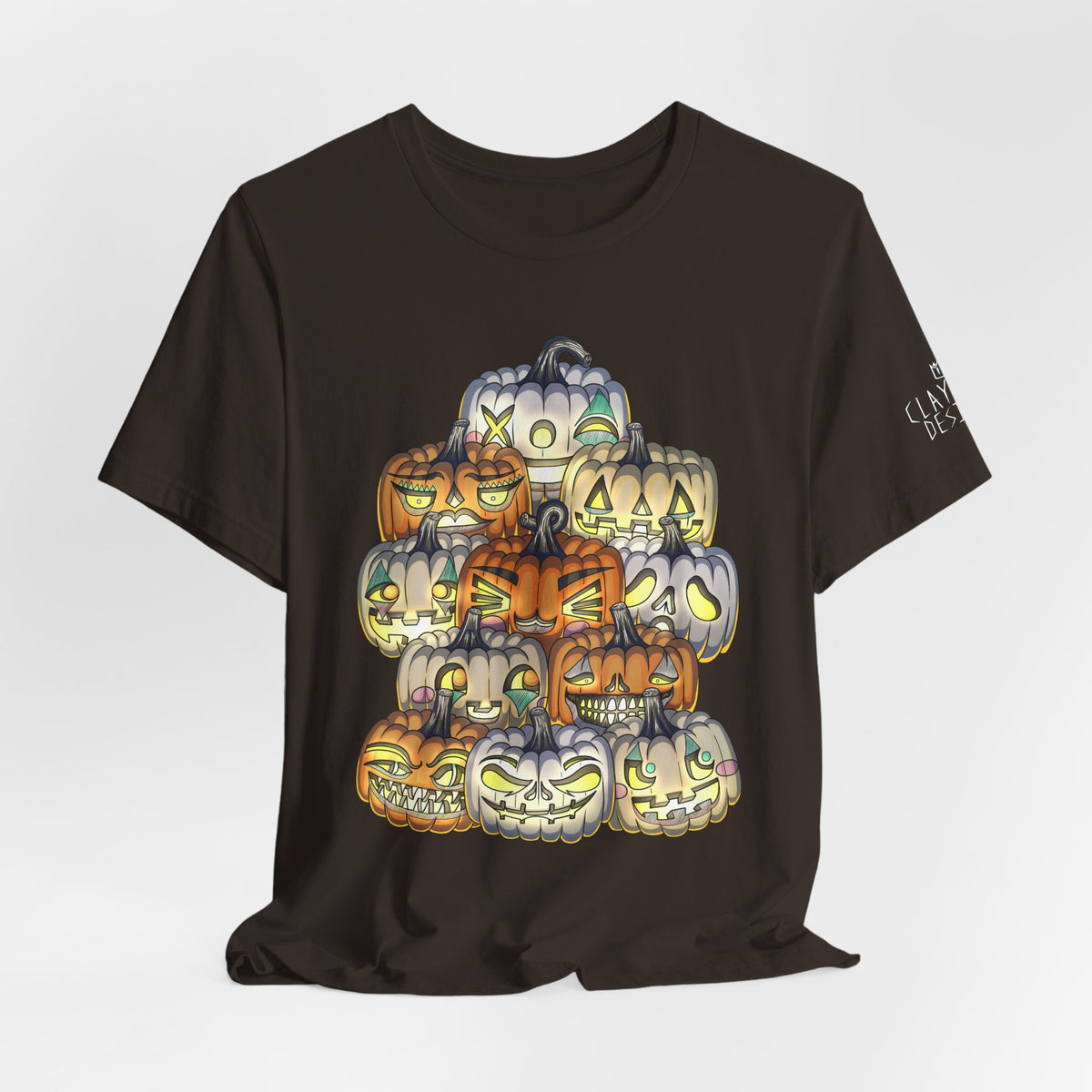 Halloween Pumpkin Unisex Jersey Short Sleeve Tee