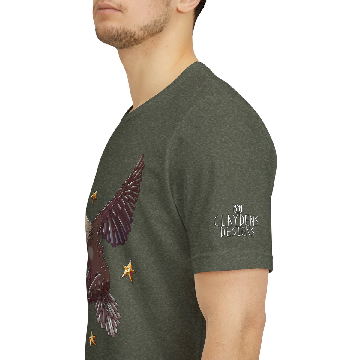 Unisex Jersey Short Sleeve Tee- Eagle