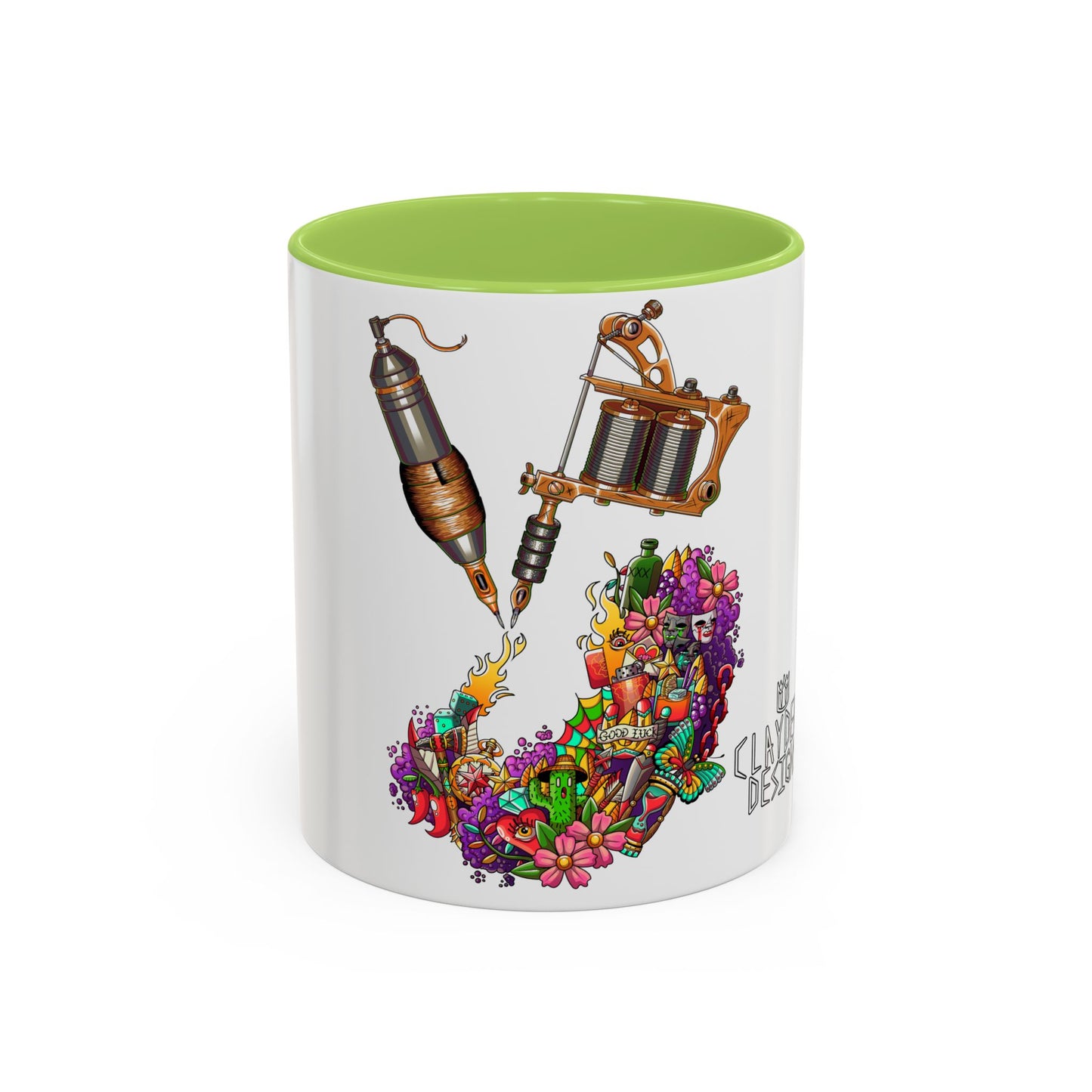 Accent Coffee Mug-Doodle Tattoo