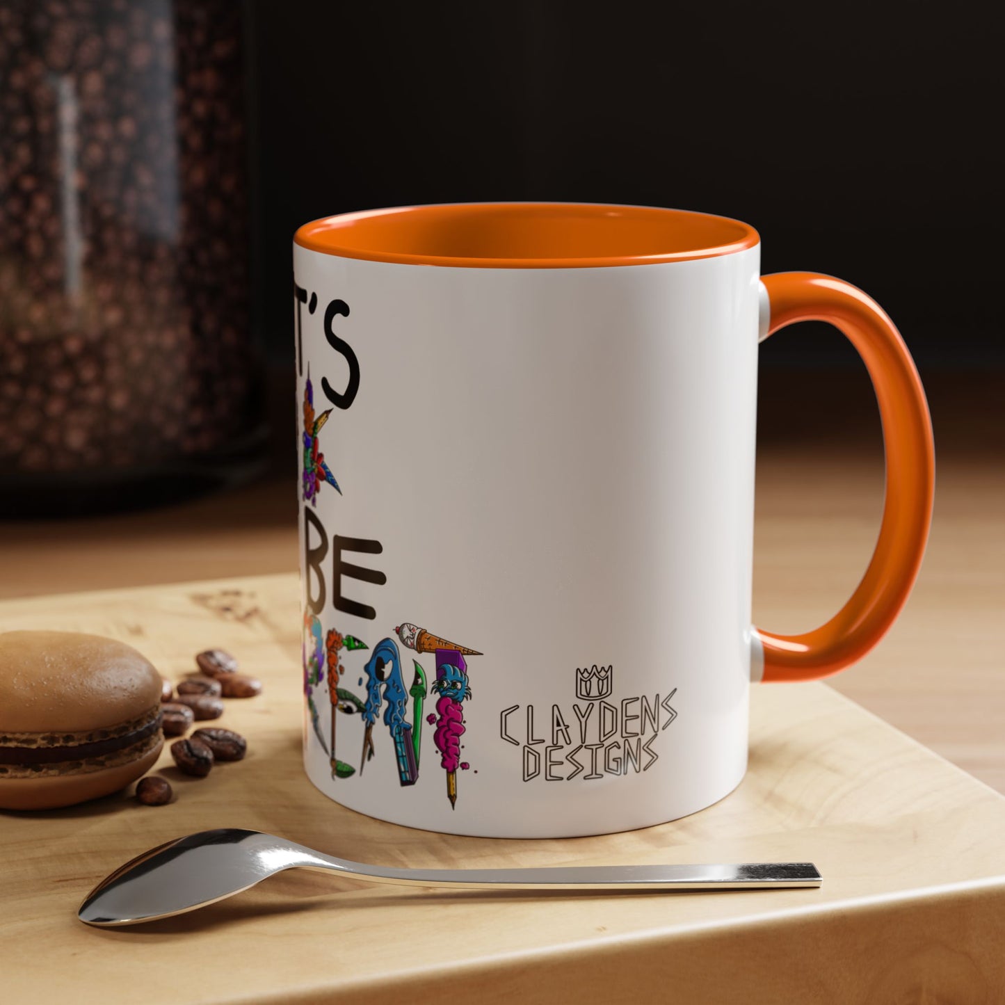Accent Coffee Mug-Doodle It's OK to be Different