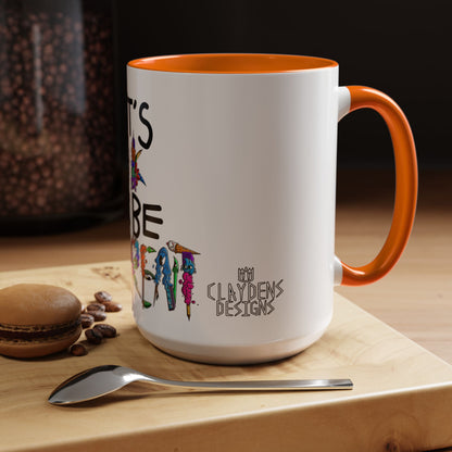 Accent Coffee Mug-Doodle It's OK to be Different