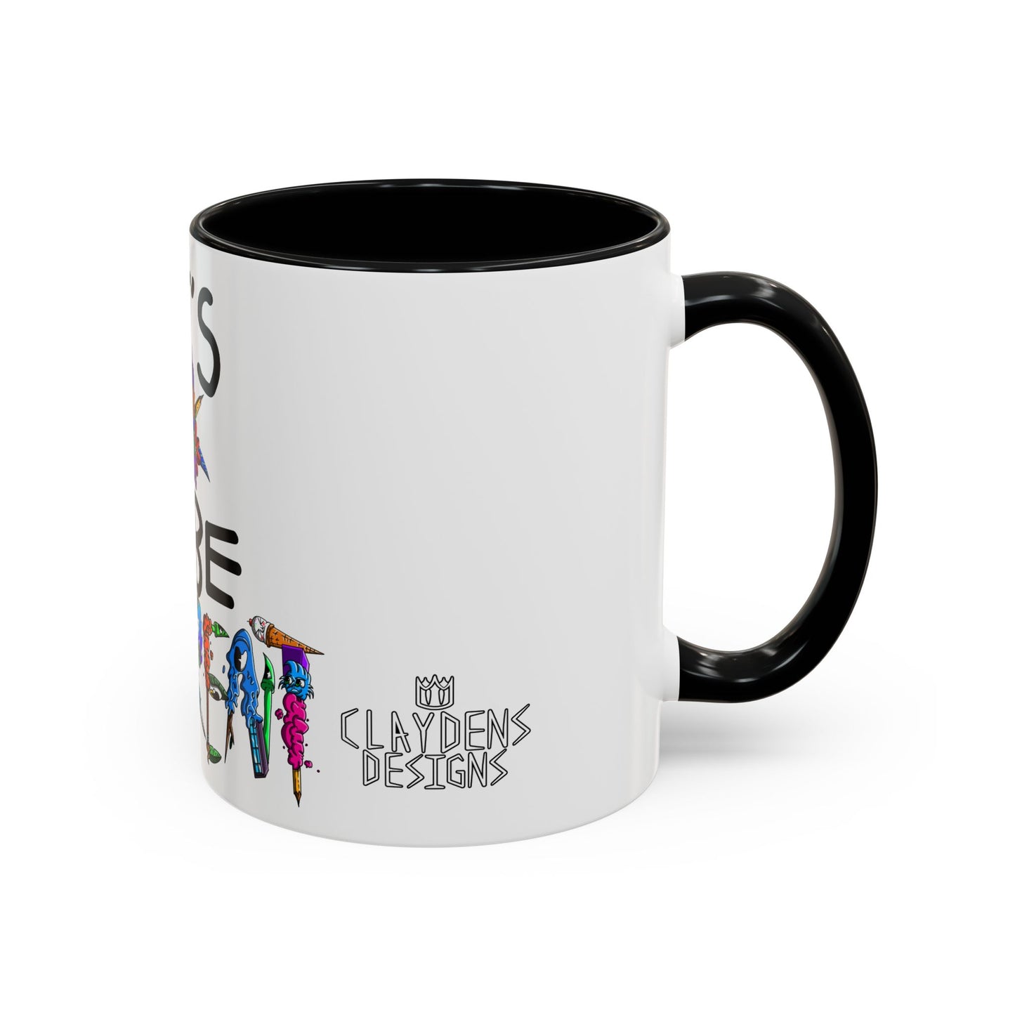 Accent Coffee Mug-Doodle It's OK to be Different