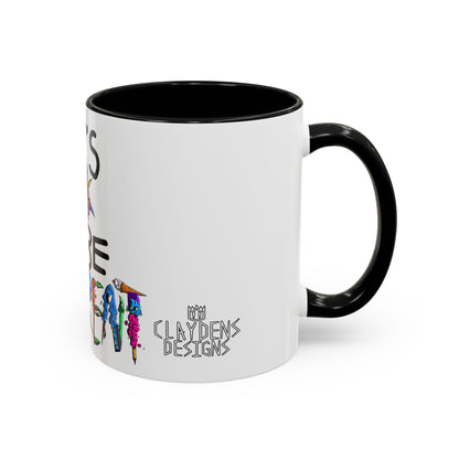 Accent Coffee Mug-Doodle It's OK to be Different