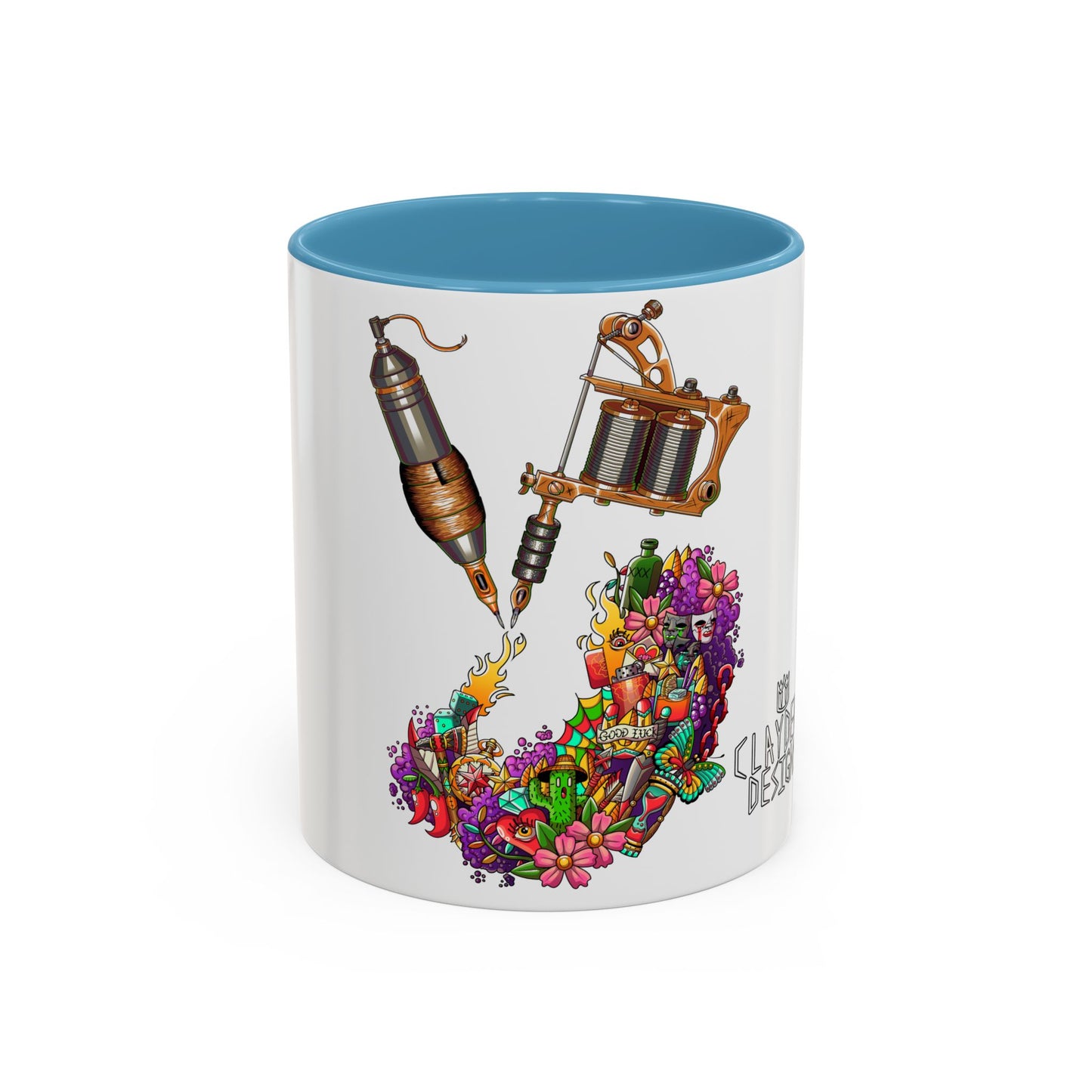 Accent Coffee Mug-Doodle Tattoo