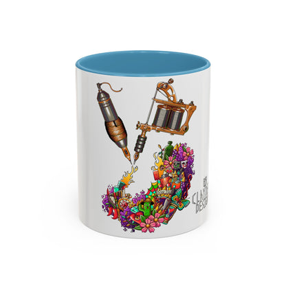 Accent Coffee Mug-Doodle Tattoo