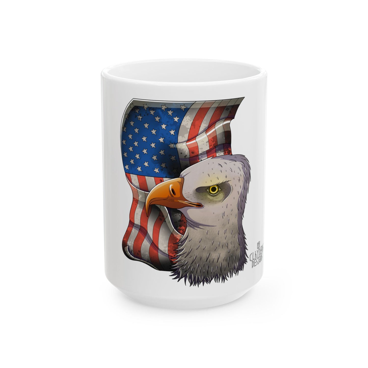 Ceramic Mug, (15oz)