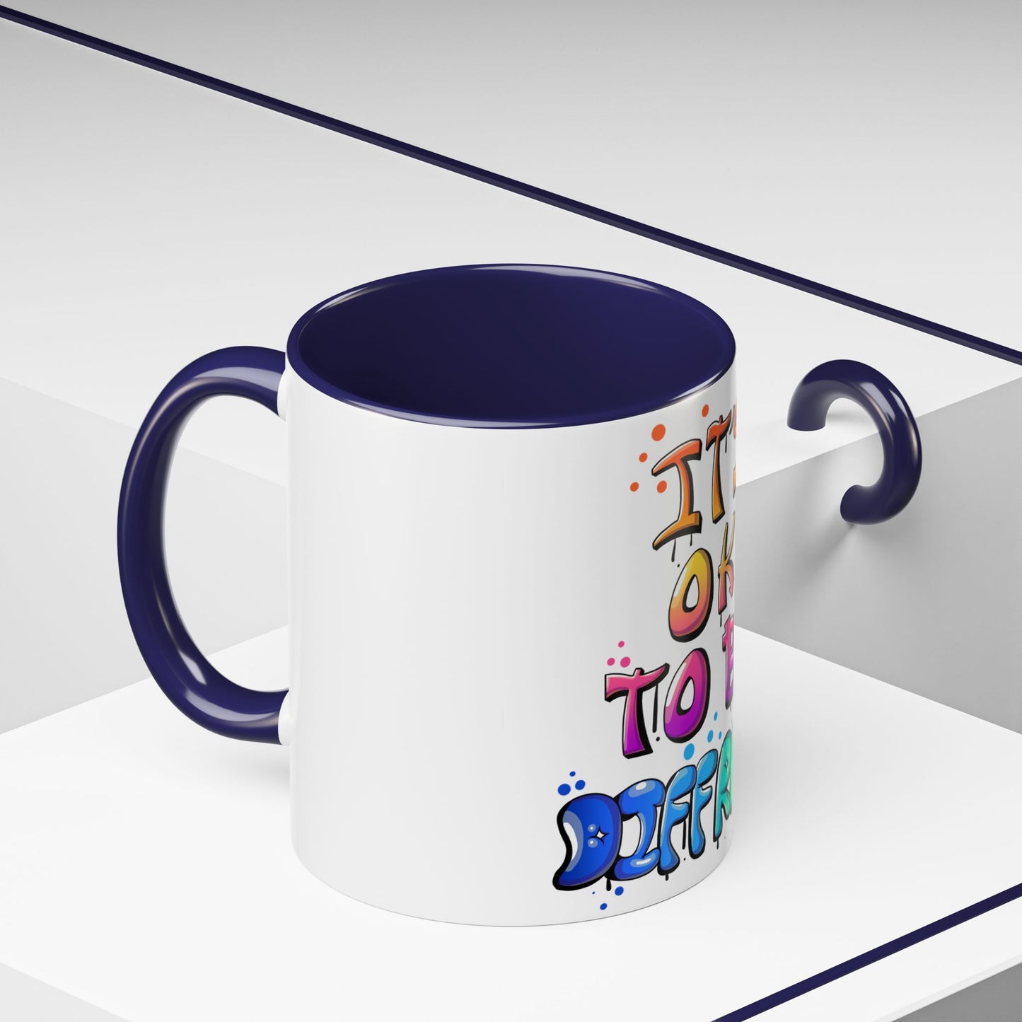 Accent Coffee Mug-Doodle It's OK