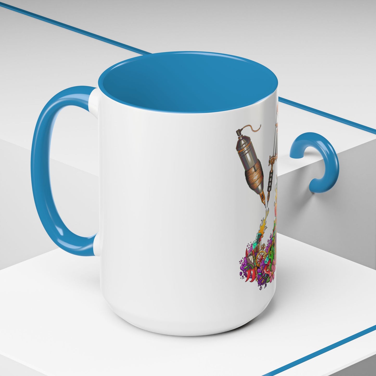 Accent Coffee Mug-Doodle Tattoo