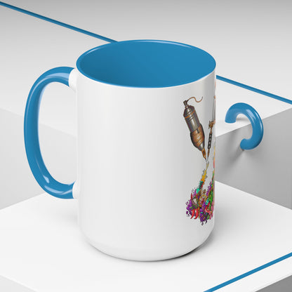 Accent Coffee Mug-Doodle Tattoo