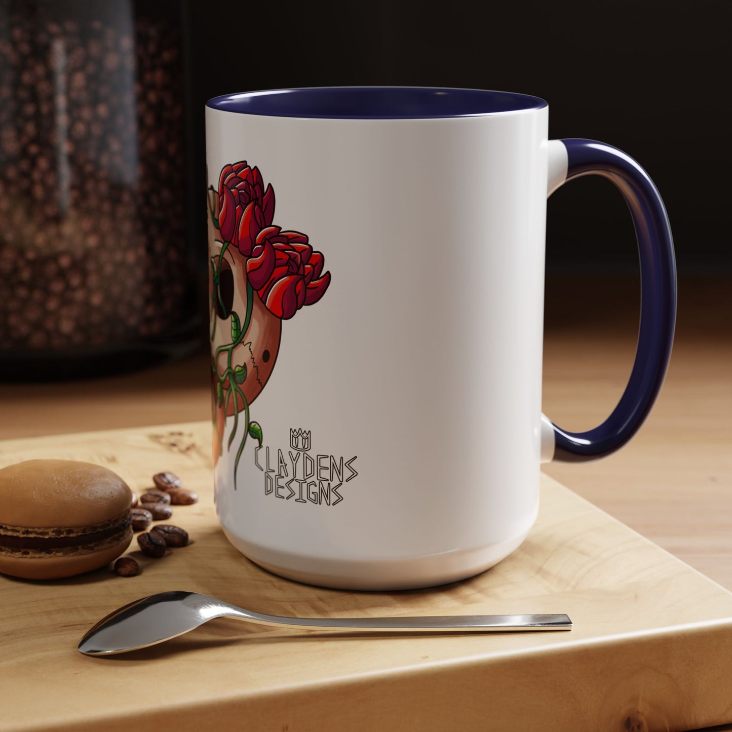Accent Coffee Mug-Skull design