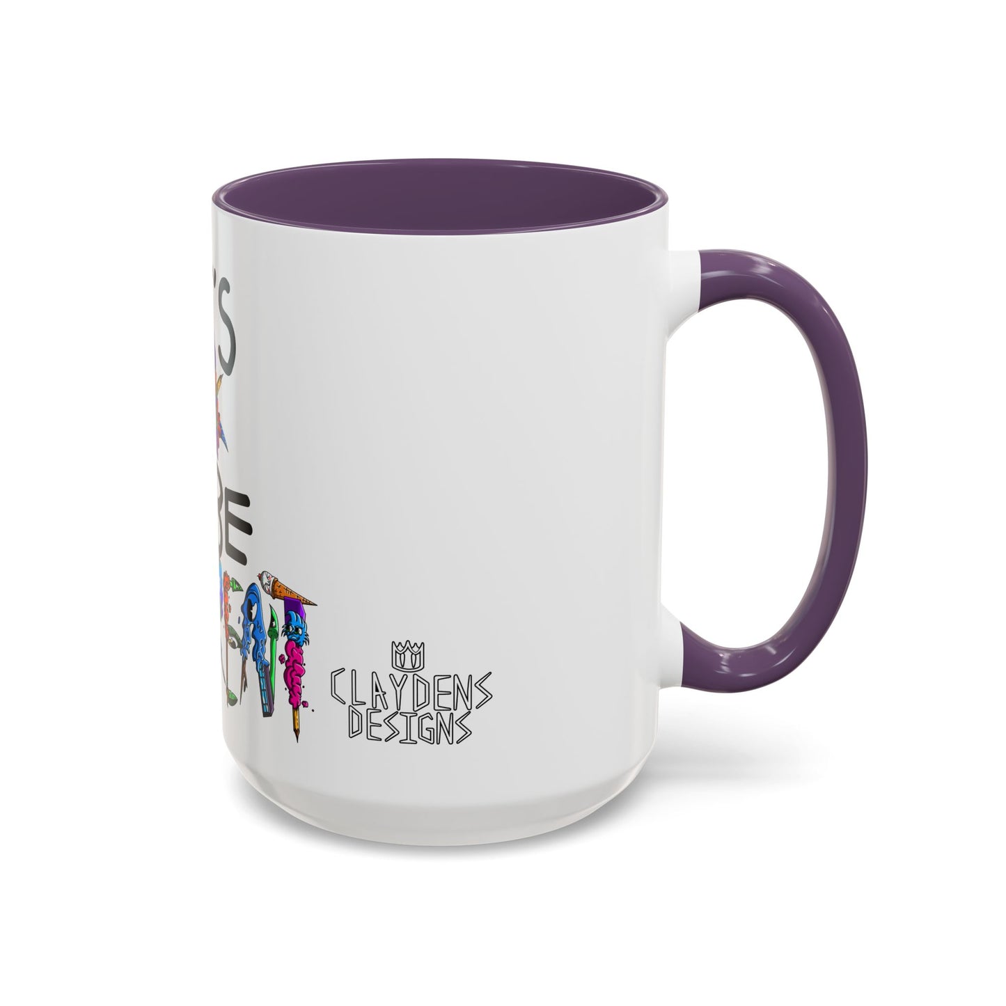 Accent Coffee Mug-Doodle It's OK to be Different